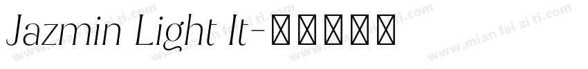 Jazmin Light It字体转换